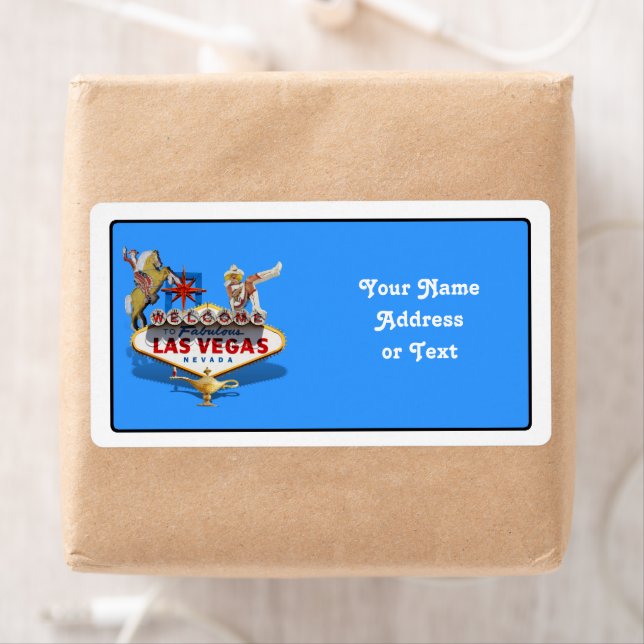 Etiqueta Sinal de boas-vindas de Las Vegas (Insitu)