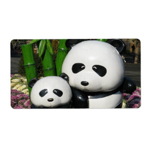 Etiqueta Sinal de Panda Ueno Zoo