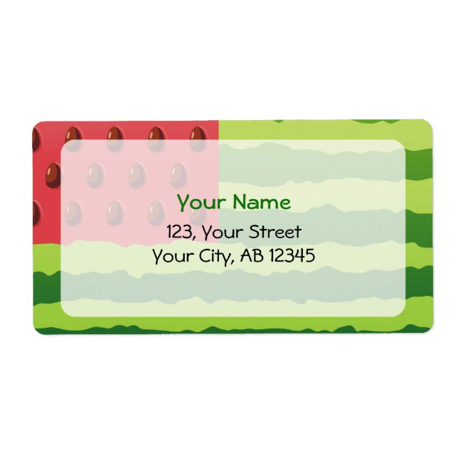 Etiqueta Sinalizador de Melancia (Frente)