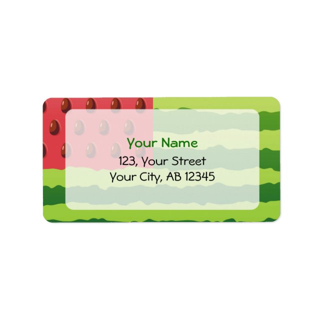 Etiqueta Sinalizador de Melancia (Frente)