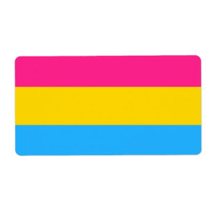 Etiqueta Sinalizador do Orgulho Pansexual LGBTQ