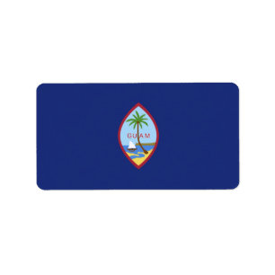 Etiqueta Sinalizador Guam