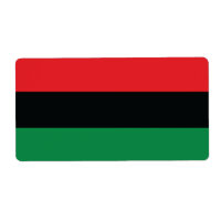 Sinalizador vermelho, preto e verde