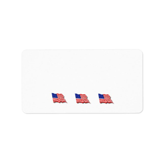Etiqueta Sinalizadores Americanos (Frente)