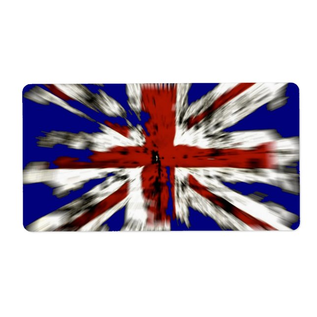 Etiqueta Sindicato britânico desolado Jack (Frente)