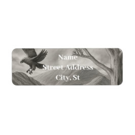 Etiqueta Sketch Art Return Address Labels – Nature Theme