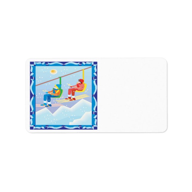 Etiqueta Ski Lift (Frente)