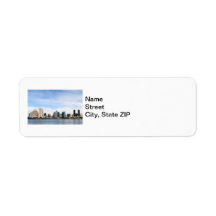 Etiqueta Skyline de San Diego