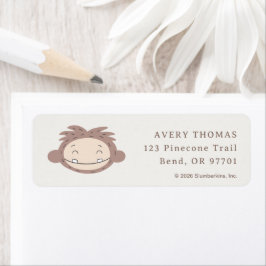 Etiqueta Slumberkins Pé Grande Aniversário