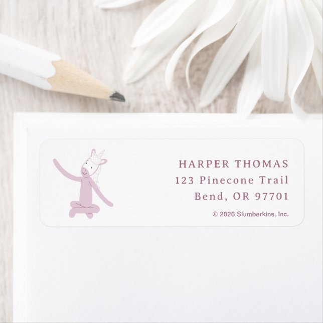 Etiqueta Slumberkins Unicorn Birthday (Insitu)