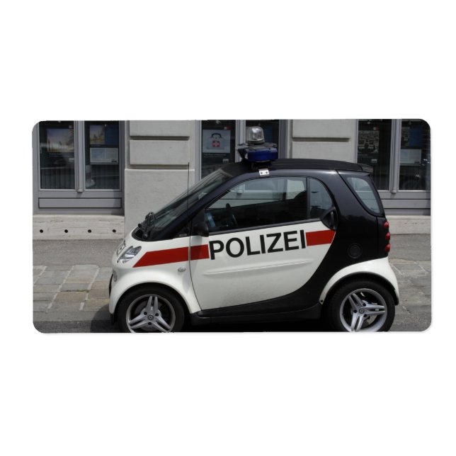 Etiqueta Smart Polizei Auto (Frente)