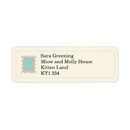 Etiqueta Snail Mail Social Club Return Address Labels