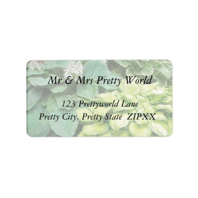 Etiqueta Só Mais Um Hosta! (Frente)