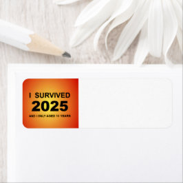 Etiqueta Sobrevivi 2025