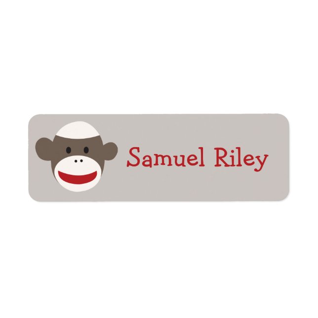 Etiqueta Sock Monkey Personated Sticker (Frente)