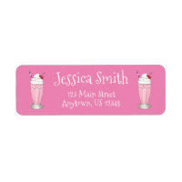 Soda Shoppe Strawberry Sorvete Milkshake Shake