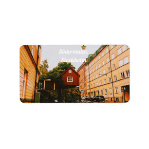 Etiqueta Södermalm, Estocolmo, Suécia