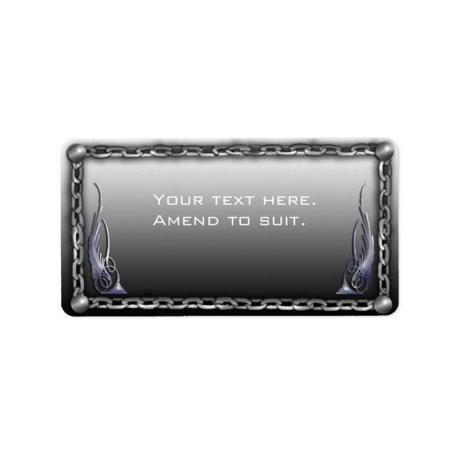 Etiqueta sólido (Frente)