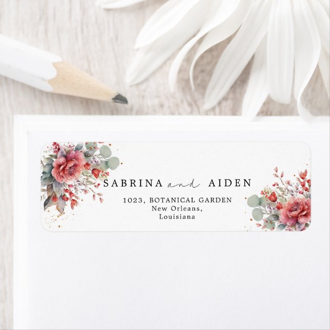 Etiqueta Soma De Pêssego Rosa Esbranquiçado | Casamento de  (Insitu)