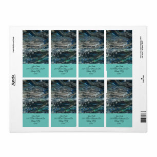 Etiqueta Sonhos da pintura de abstrato Ocean'20 