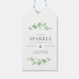 Etiqueta Sparkler de Casamento Eucalyptus Bough