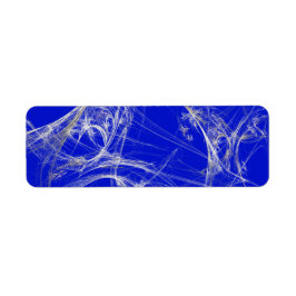 Etiqueta Spider Web Fract Background Address Sticker