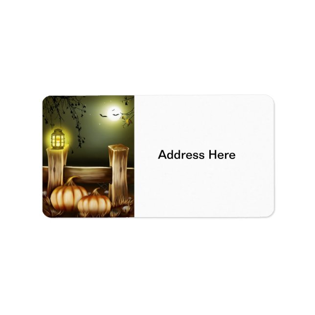 Etiqueta Spooky Halloween (Frente)