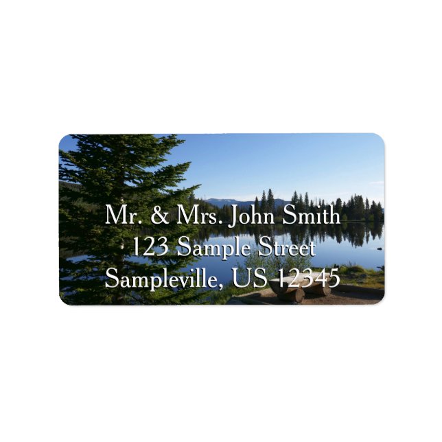 Etiqueta Sprague Lake View (Frente)