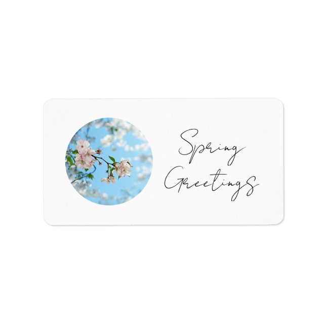 Etiqueta Spring Is in the Air (Frente)