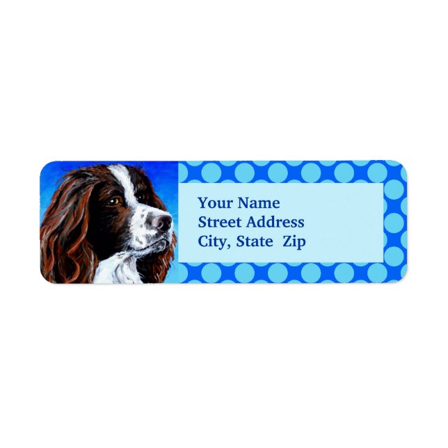 Etiqueta Springer Spaniel (Frente)