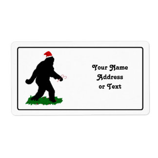 Etiqueta Squatchin Natal