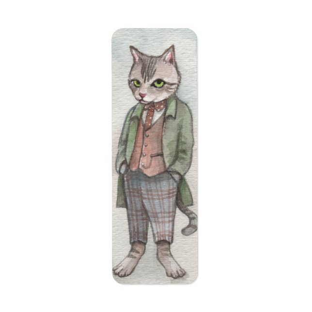 Etiqueta Sr. Cat (Frente)