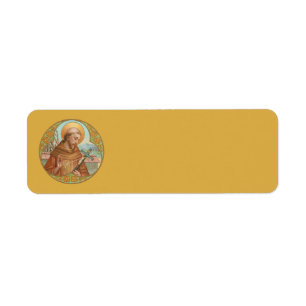 Etiqueta St Francis de Assisi (BK 002)