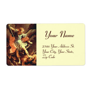 Etiqueta St Michael o arcanjo