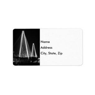 Etiqueta Stan Musial Veterans Bridge Greyscale