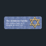 Etiqueta Star of David Chanukah Address Labels d15<br><div class="desc">um bonito feriado Hanukkah (ou todos os dias) design ...  Todas as licenças necessárias foram adquiridas e estão no arquivo. As imagens neste site NÃO são dominios públicos. Você não pode copiar,  duplicar,  alterar ou digitalizar essas designs,  imagens,  ilustrações,  fotografia,  arte e escrevendo.</div>