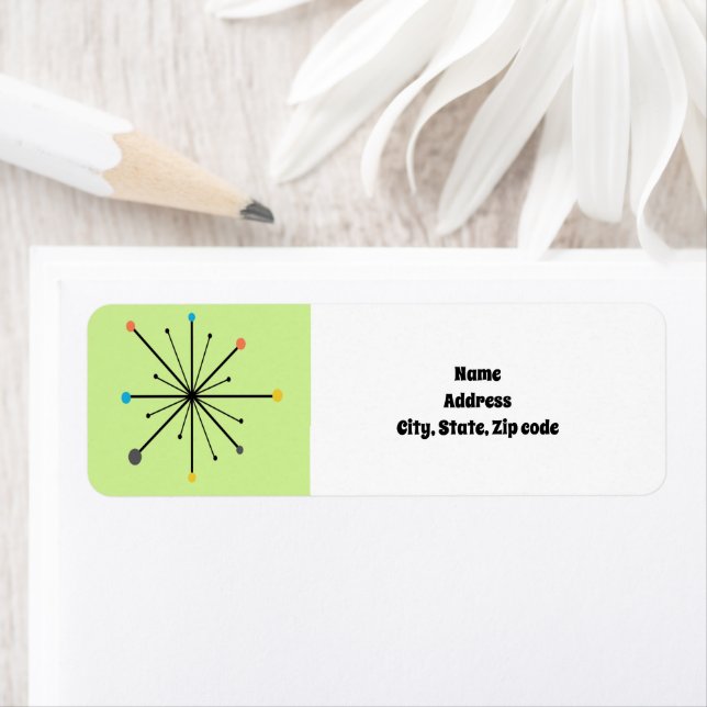 Etiqueta Starbursts Atômicos (Insitu)