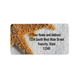 Etiqueta Starfish no Casamento de Sand Beach