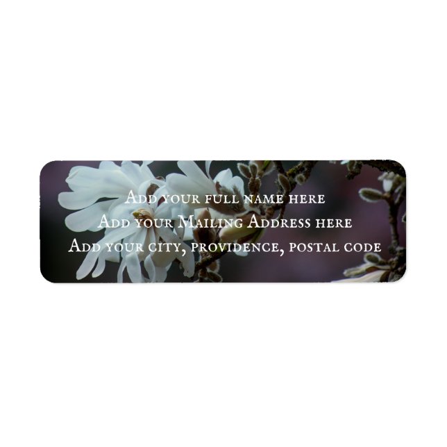 Etiqueta Starry Magnolia 5780 (Frente)