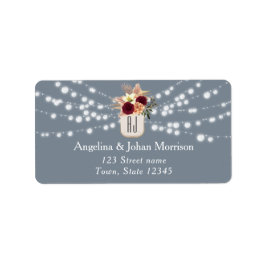 Etiqueta String Lights Return Address