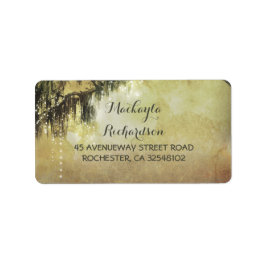 Etiqueta String Luz as Ramificações das Árvores