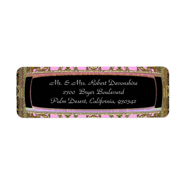 Etiqueta Strummer Elegante Legal (Frente)