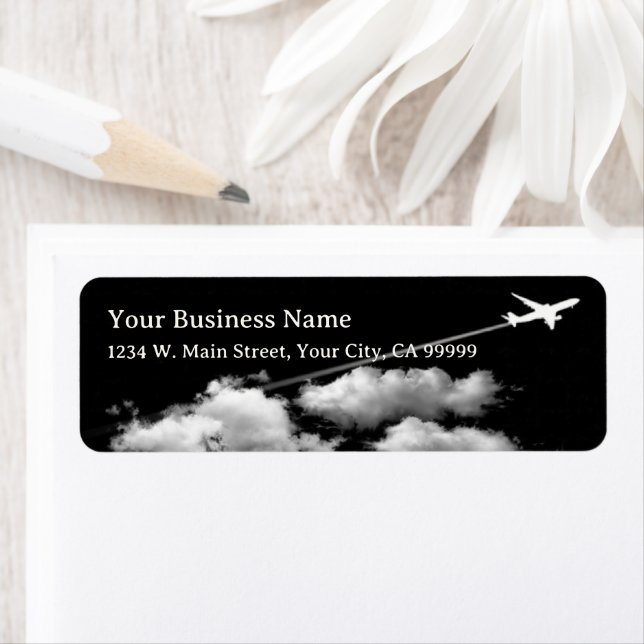 Etiqueta Subindo no controle do avião de alta altitude (Insitu)