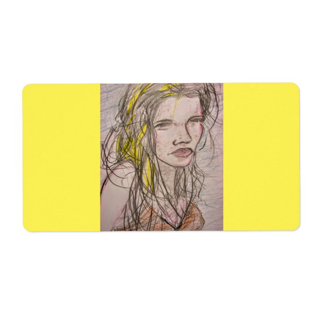 Etiqueta Sunny Beach Girl (Frente)