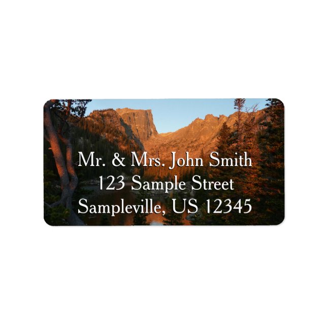 Etiqueta Sunrise at Dream Lake II (Frente)