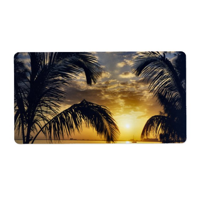 Etiqueta Sunset (Frente)