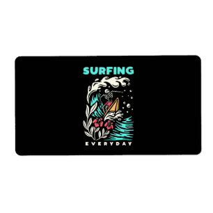 Etiqueta Surfe todo dia