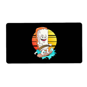 Etiqueta Surfing Sushi