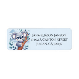 Etiqueta Sweet Baby Koala - Return Address Labels