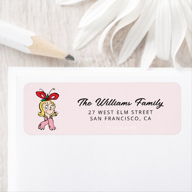 Etiqueta Sweet Cindy Lou Who Portrait (Insitu)